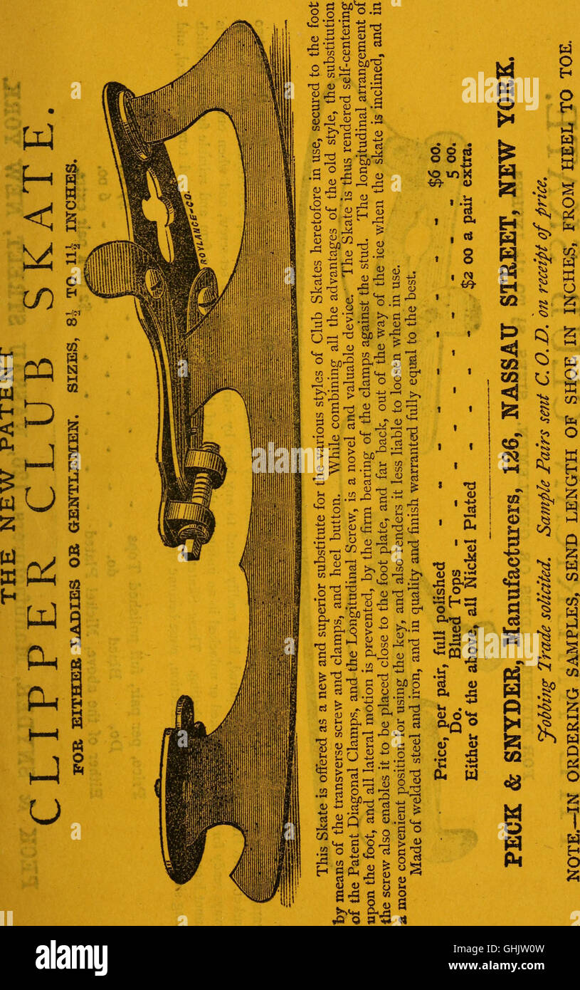 This 1873 catalogue by Peck and Snyder provides an extensive list of