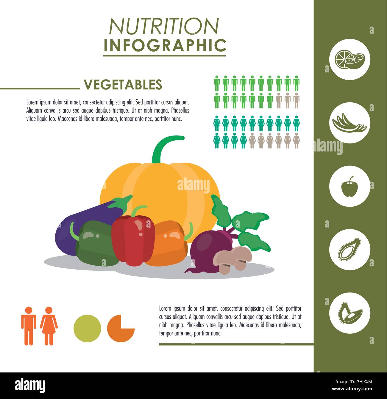 Infographic icon. Nutrition design. Vector graphic Stock Vector Image ...