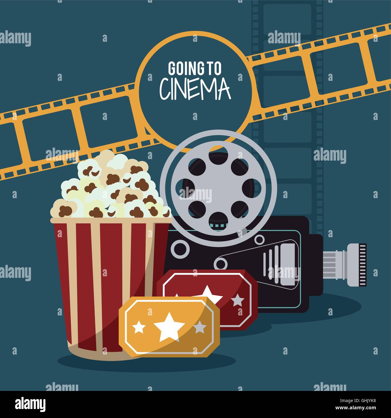 video camera movie film cinema icon. Vector graphic Stock Vector Image ...