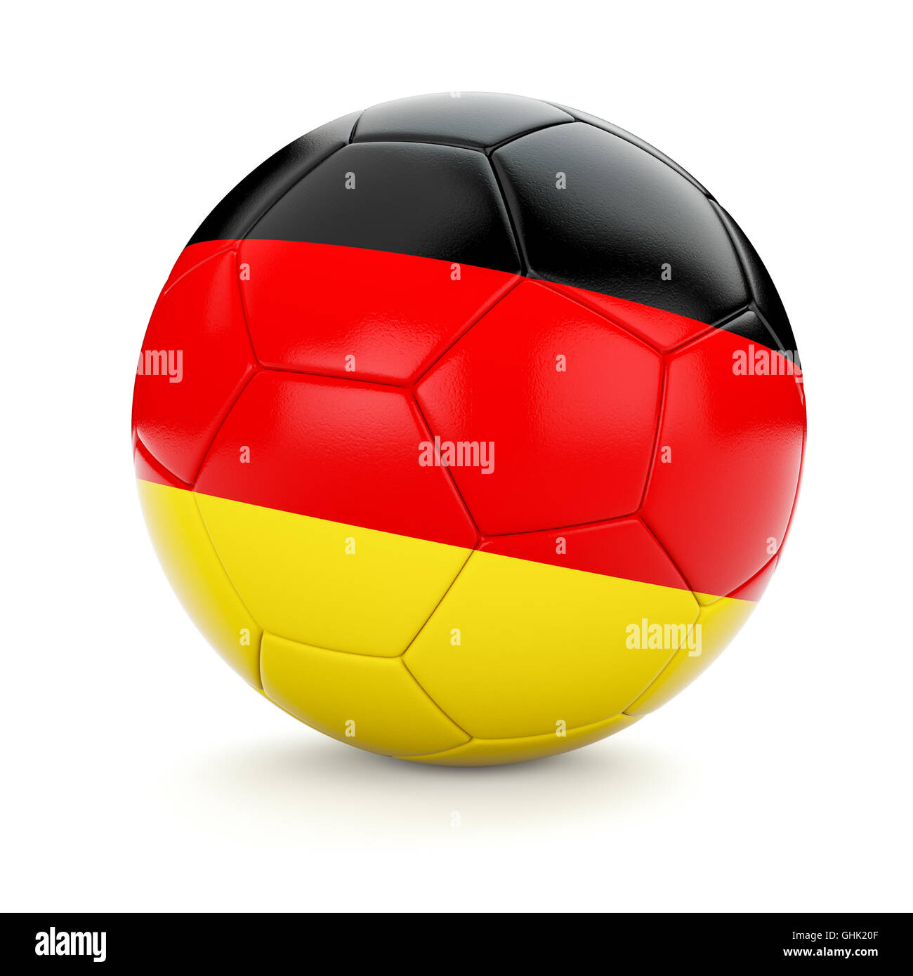 Soccer football ball with Germany flag Stock Photo Alamy