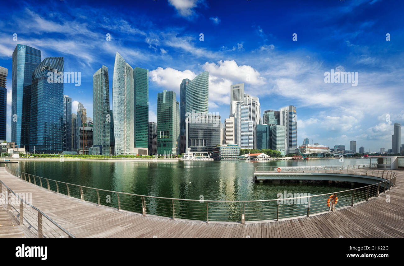 Singapore skyline daytime hi-res stock photography and images - Alamy