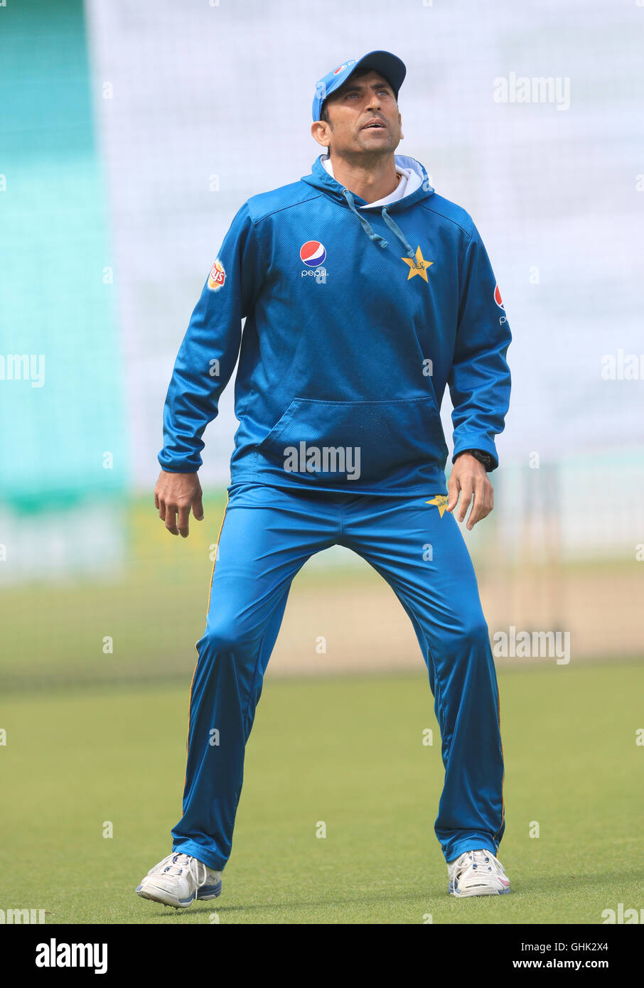 Pakistan's Younis Khan during a nets session at The Kia Oval, London ...