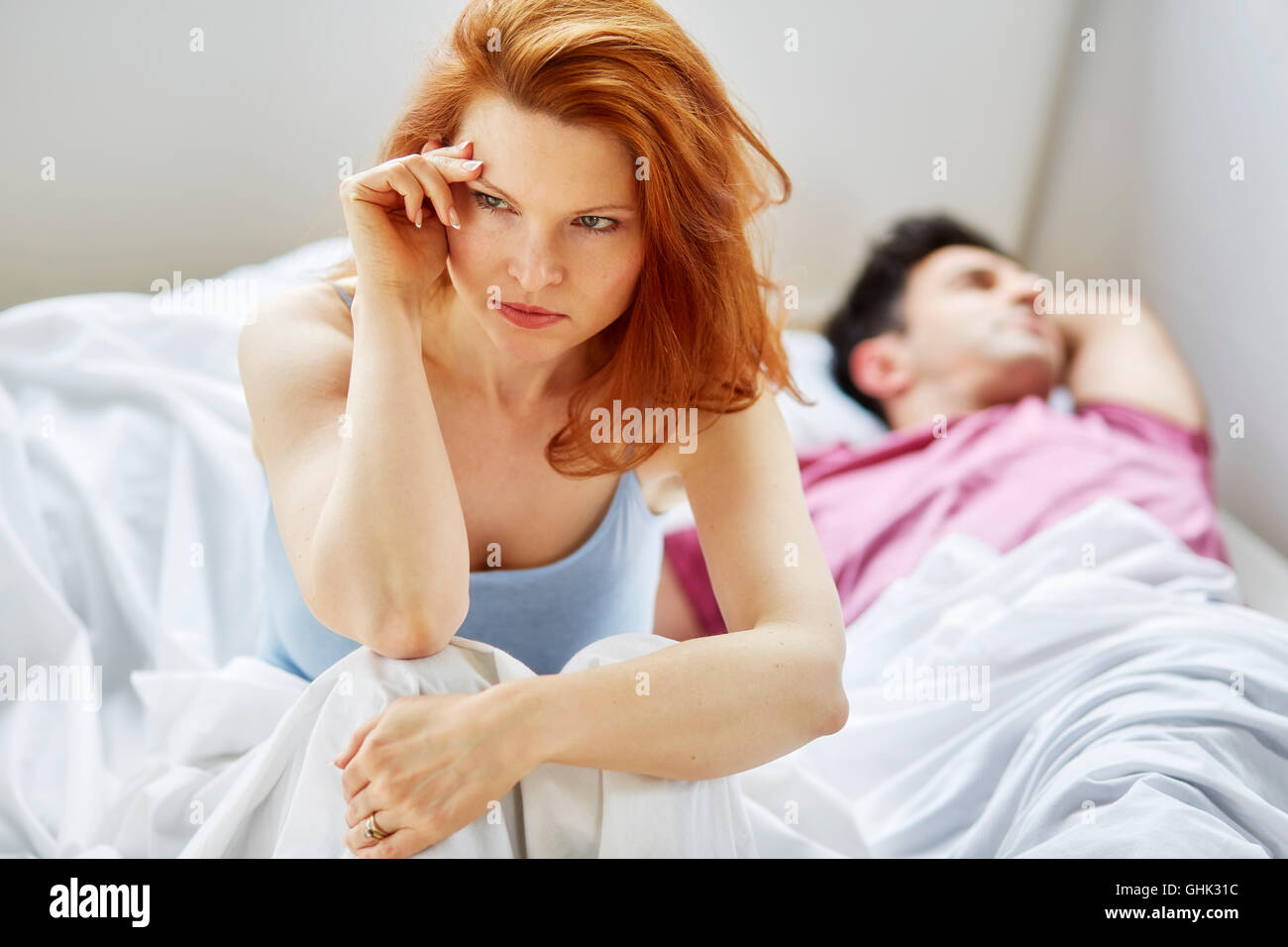 Couple arguing Stock Photo