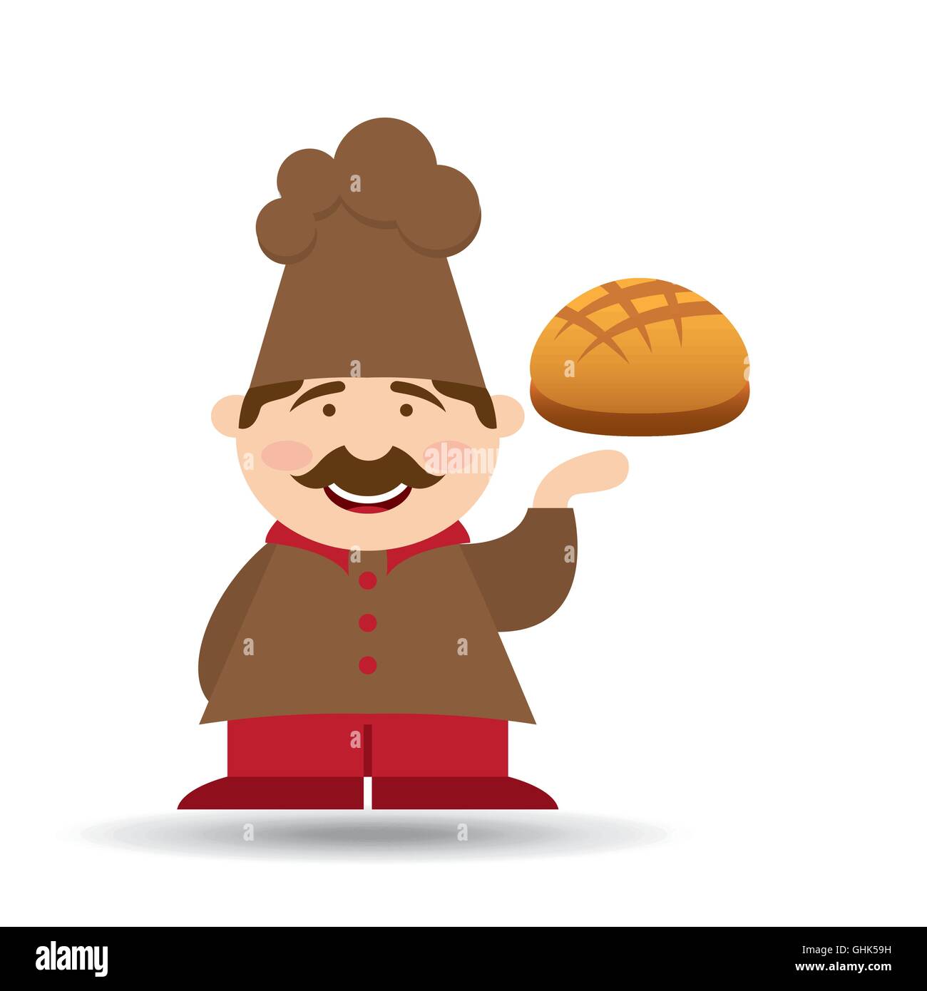 french bread baker Stock Vector Image & Art Alamy