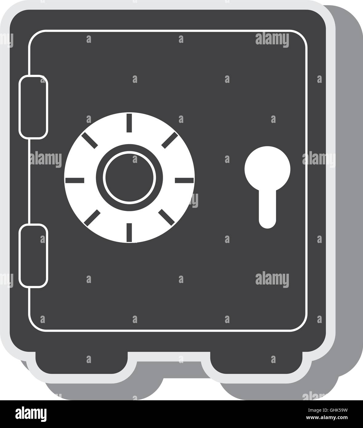 strongbox security combination money icon vector graphic Stock Vector ...