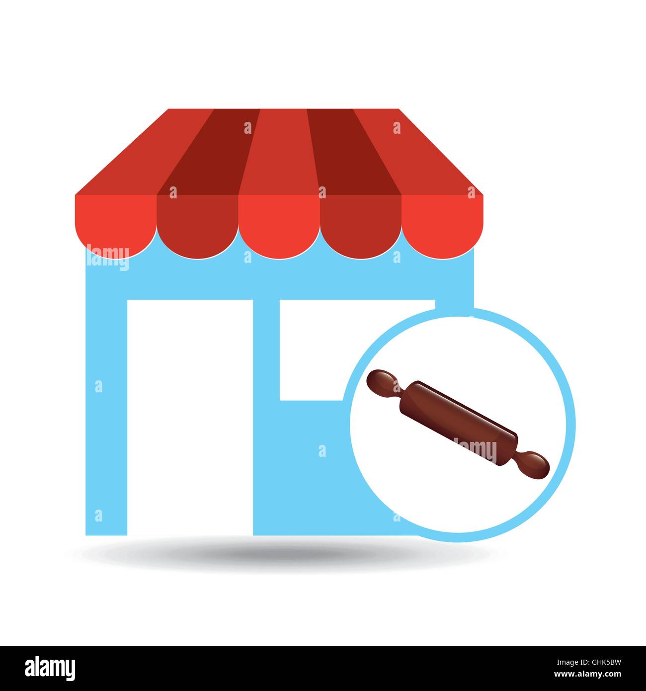 rolling pin store Stock Vector Image & Art Alamy