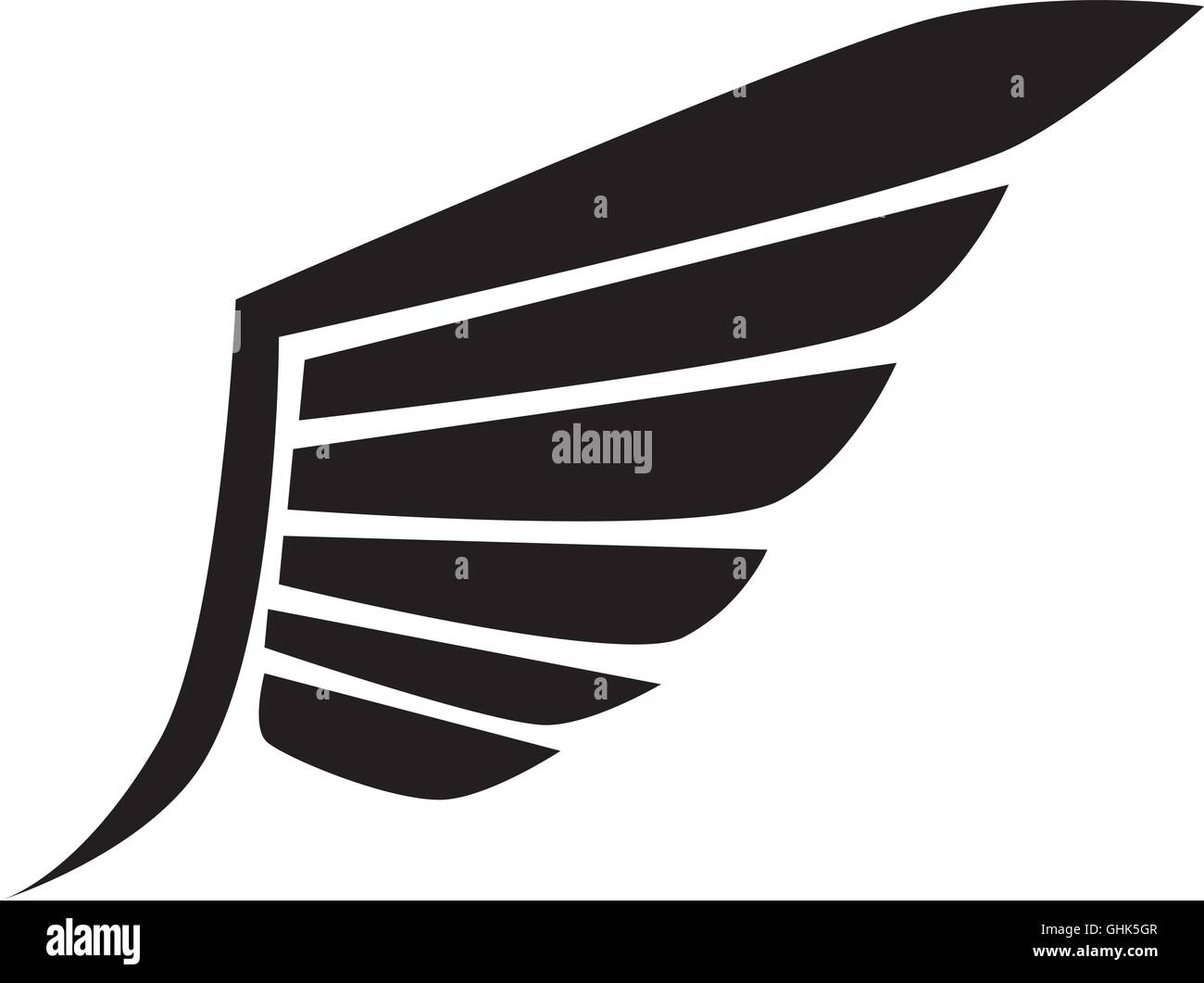 Left Wing Symbol Stock Vector Images - Alamy