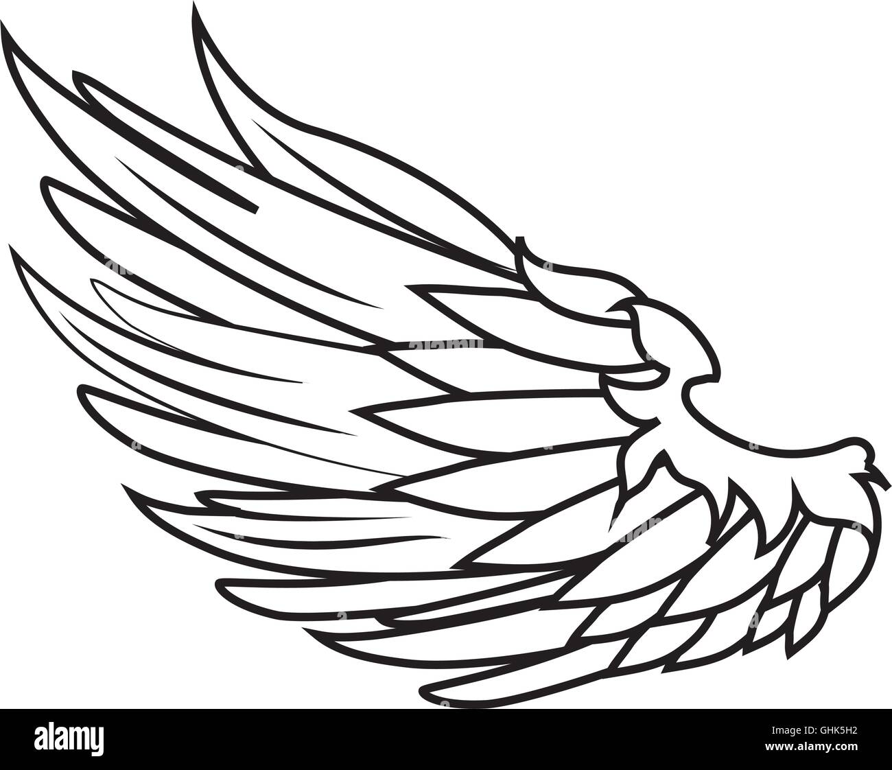 Left wing right wing Stock Vector Images - Alamy