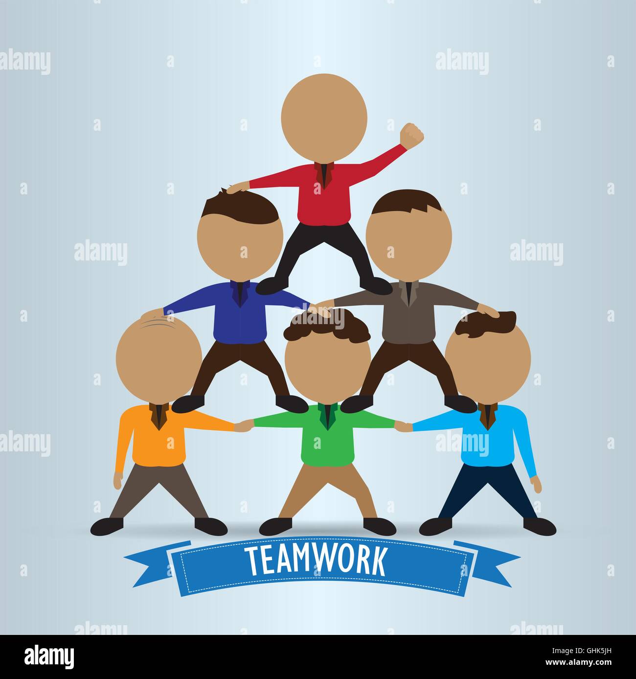 Business teamwork concept design, Vector illustration Stock Vector ...