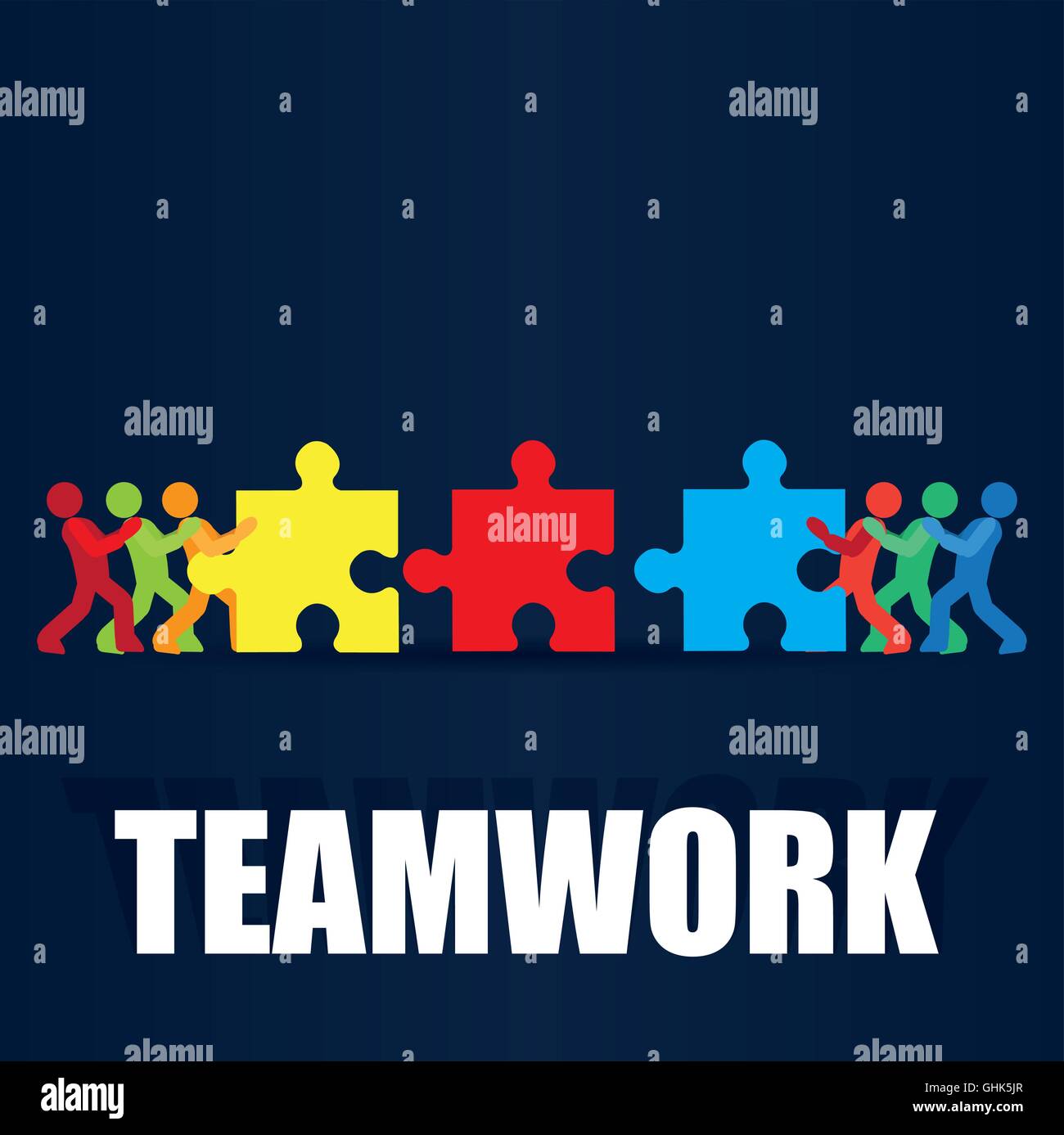 Business teamwork concept design, Vector illustration Stock Vector ...