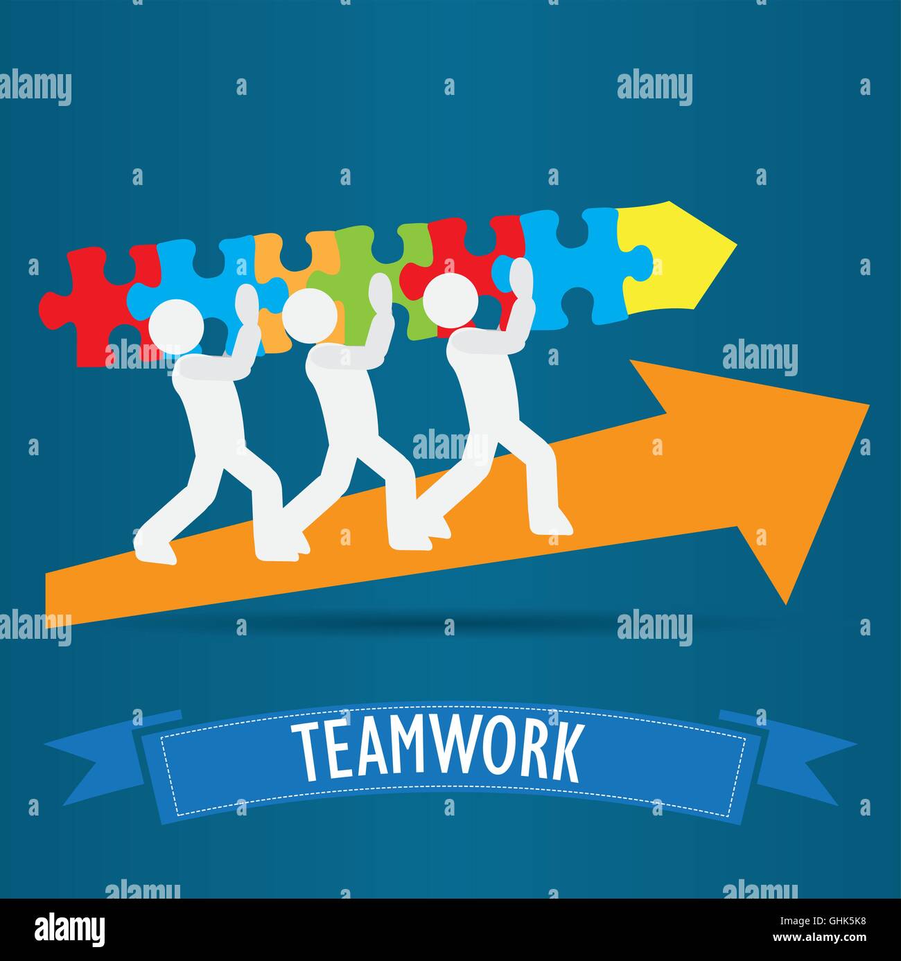 Business teamwork concept design, Vector illustration Stock Vector ...