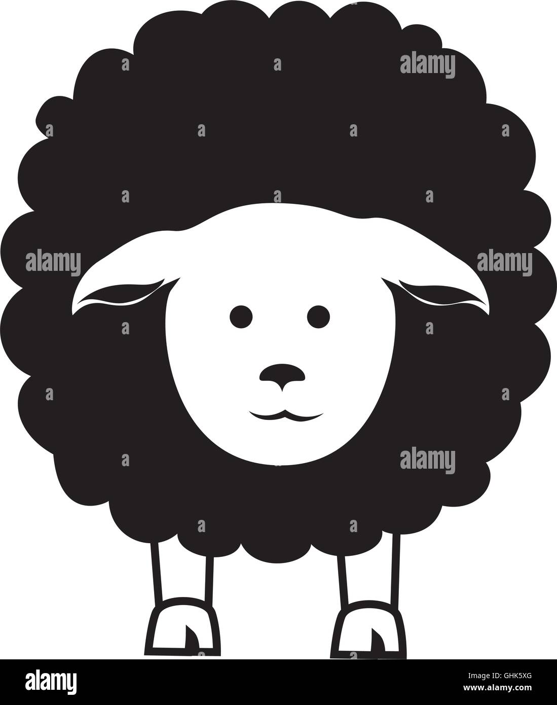 sheep animal farm icon vector graphic Stock Vector Image & Art - Alamy