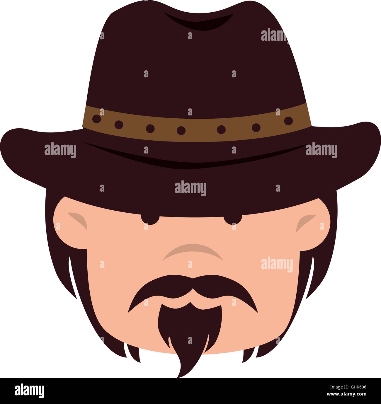 cowboy hat western icon vector graphic Stock Vector Image & Art - Alamy