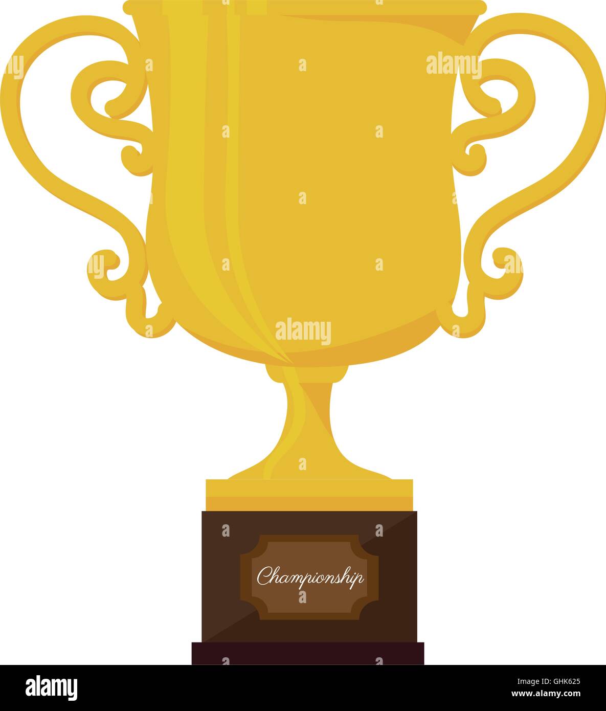 cup trophy wood golden icon vector graphic Stock Vector Image & Art - Alamy