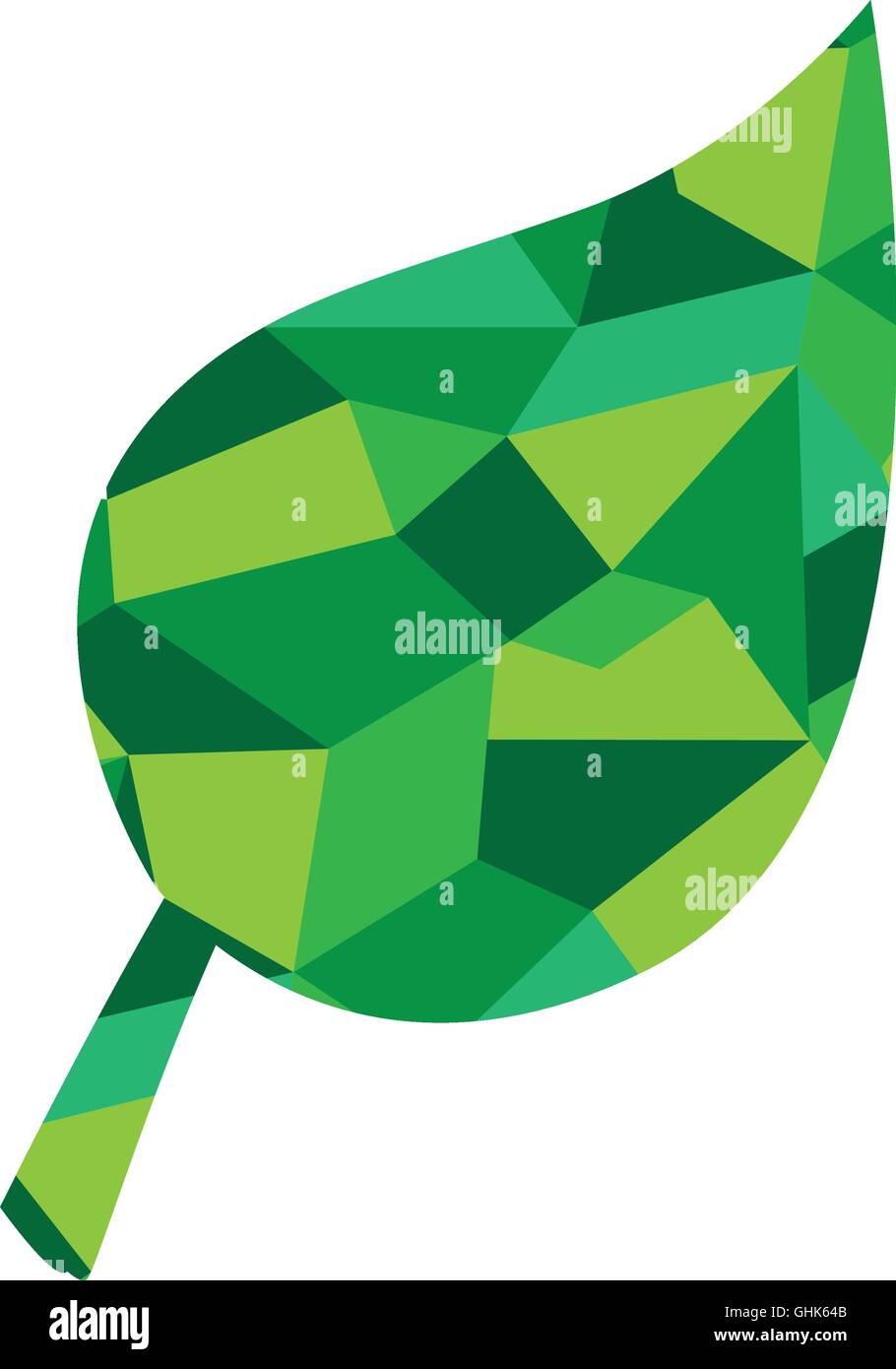 leaf plant abstract green icon vector graphic Stock Vector Image & Art ...