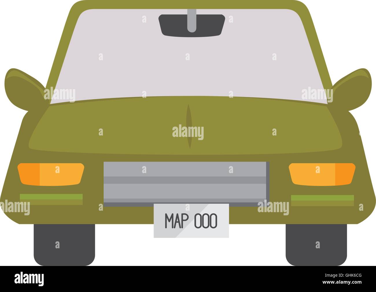 car auto front icon vector graphic Stock Vector Image & Art - Alamy