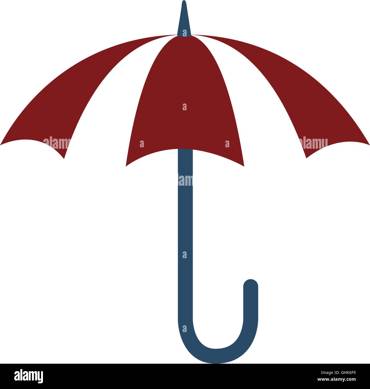 umbrella handle weather icon vector graphic Stock Vector Image & Art ...
