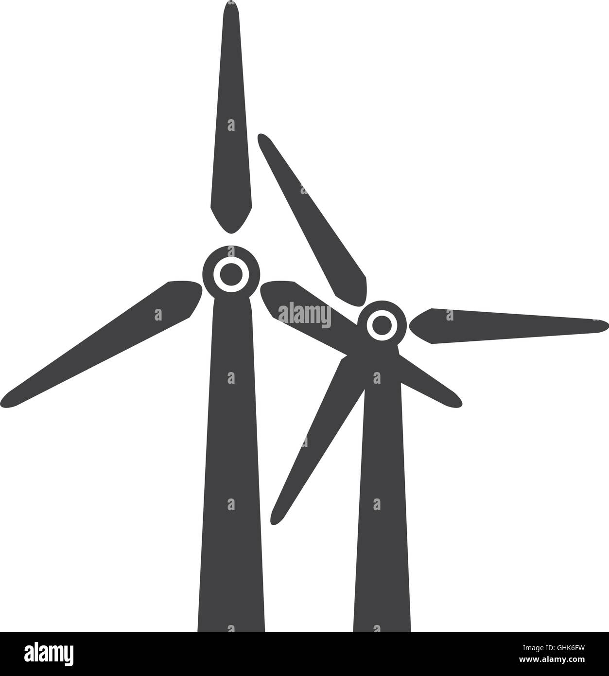 wind farm power icon vector graphic Stock Vector Image & Art - Alamy