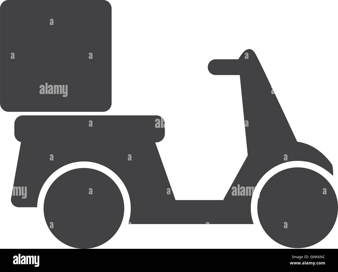 scooter transport delivery icon vector graphic Stock Vector Image & Art ...