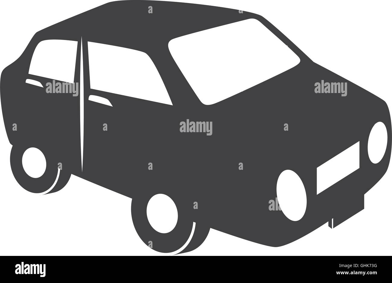 car side transportation vehicle icon vector graphic Stock Vector Image ...