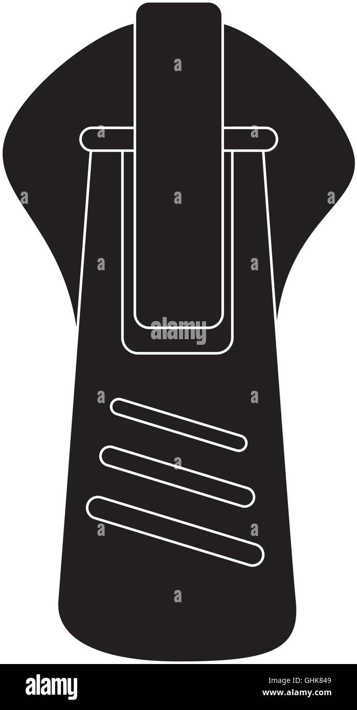 zipper zip teeth sewing textile vector graphic icon Stock Vector Image