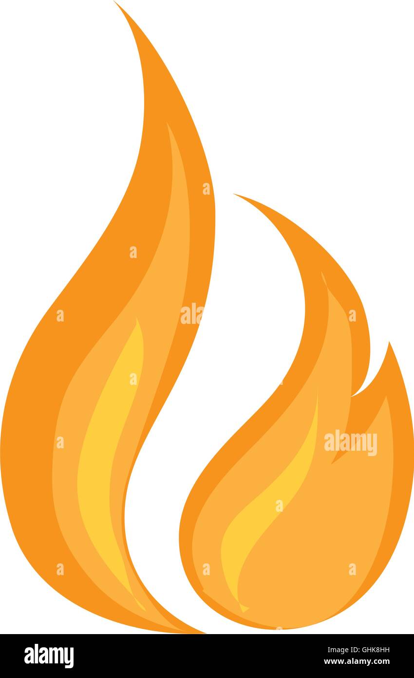 flame fire burn icon vector graphic Stock Vector Image & Art - Alamy