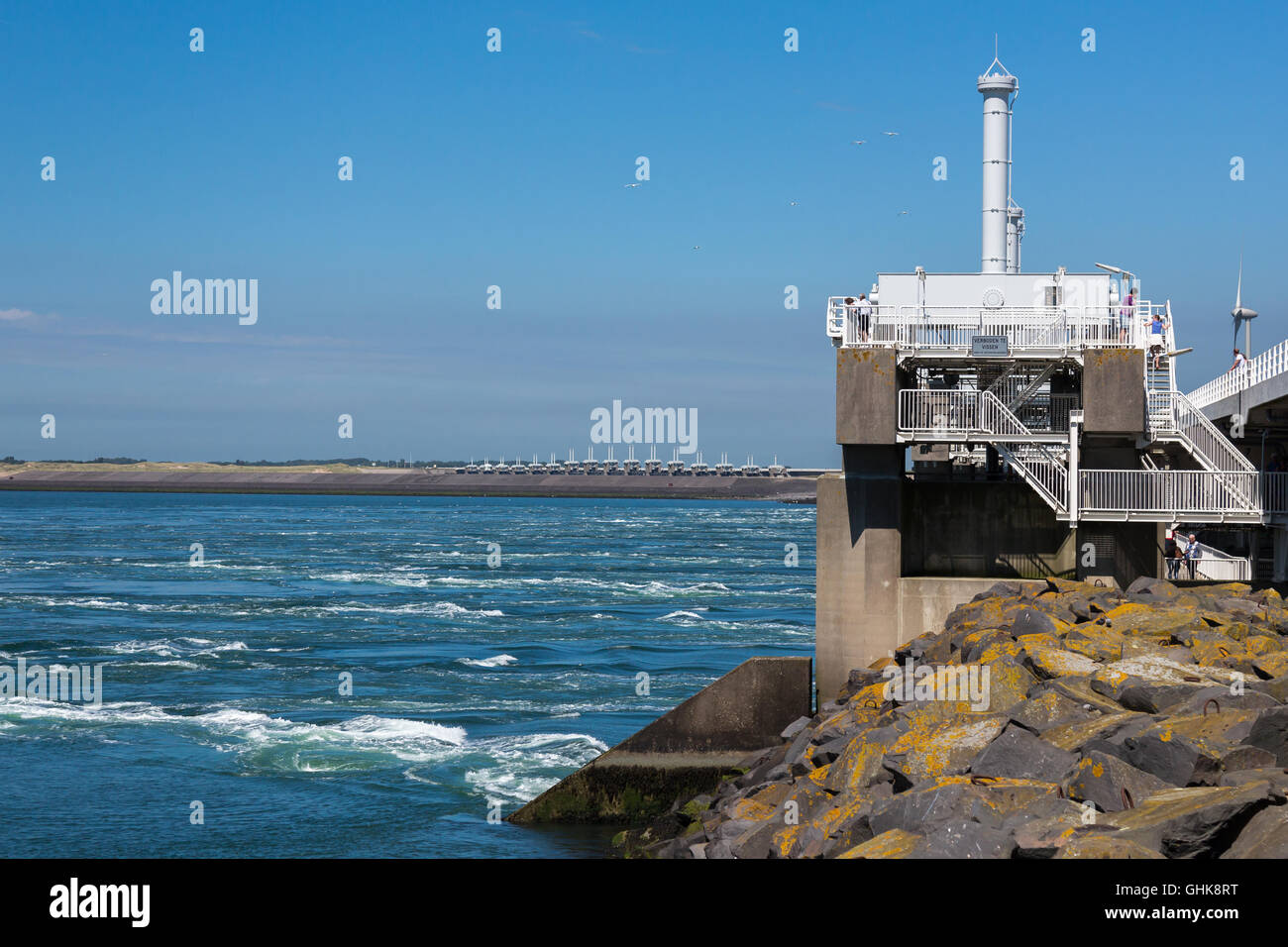 Watergates at the deltaworks in Zeeland, Netherlands Stock Photo Alamy