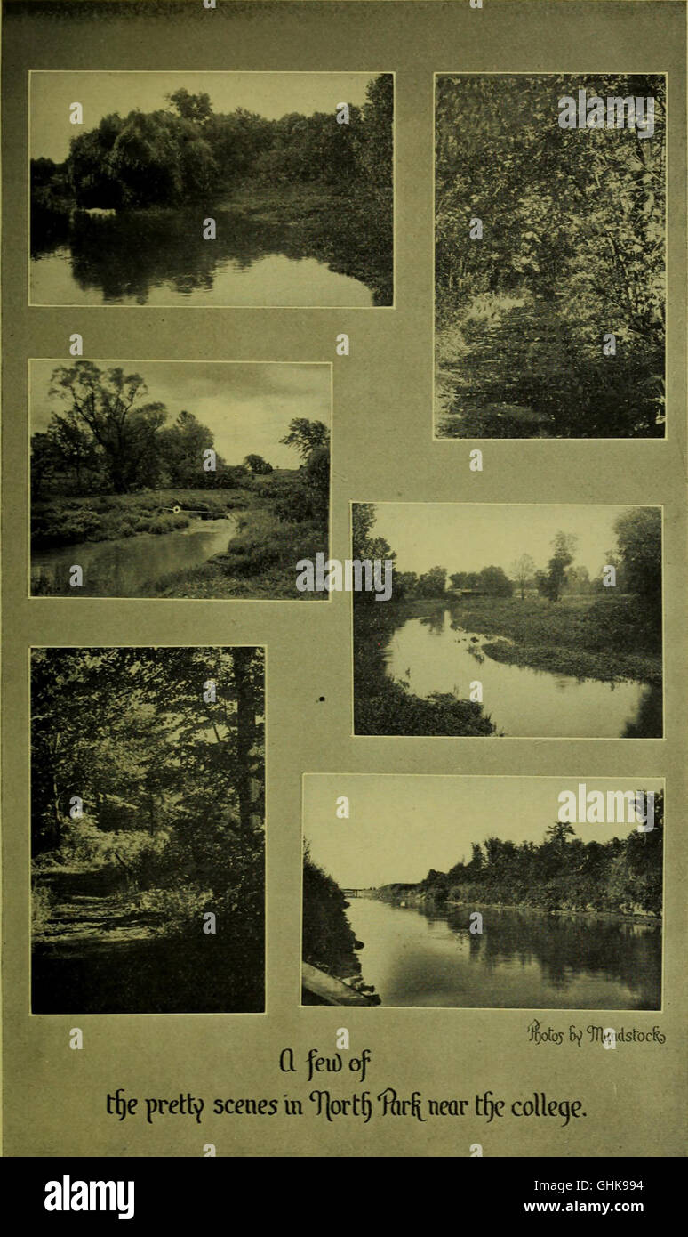 North Park College catalog (1914 Stock Photo Alamy