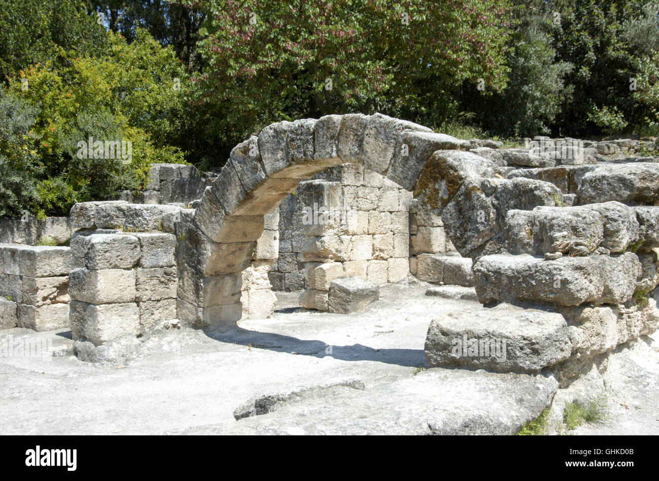The Arch Of The Synagogue At Beit Sharim Israel The Jewish Town Of 