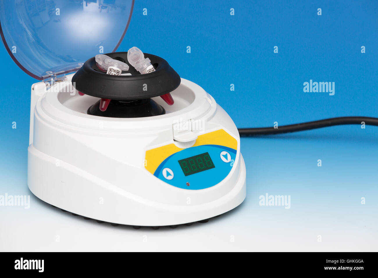 lab centrifuge with pcr tubes Stock Photo Alamy