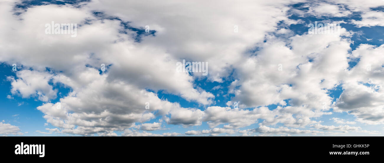 blue sky with white clouds panorama Stock Photo - Alamy
