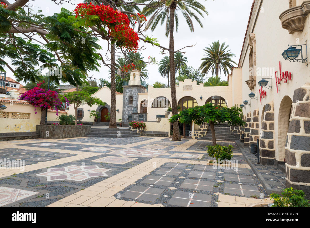 Pueblo Canario is an architectural complex located in the Garden City  district of the city of Las Palmas (Canary Islands, Spain Stock Photo -  Alamy