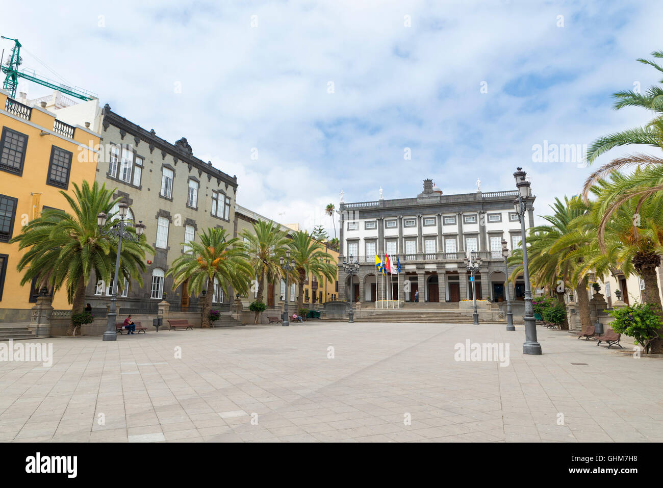 City Council of Las Palmas in the historic Vegueta neighborhood Stock Photo