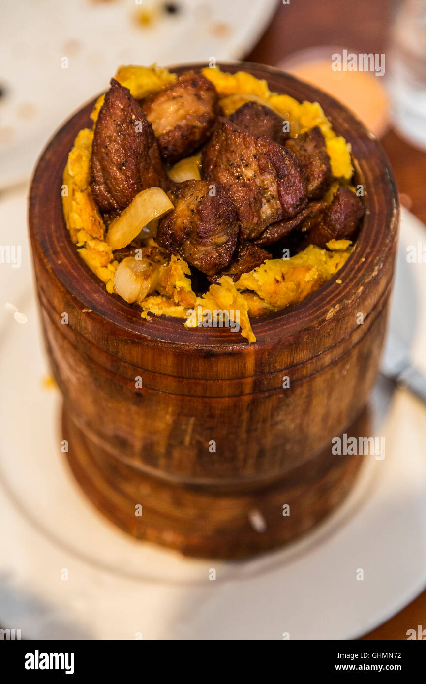 Mofongo Puertorriqueno Relleno Stock Photo Alamy