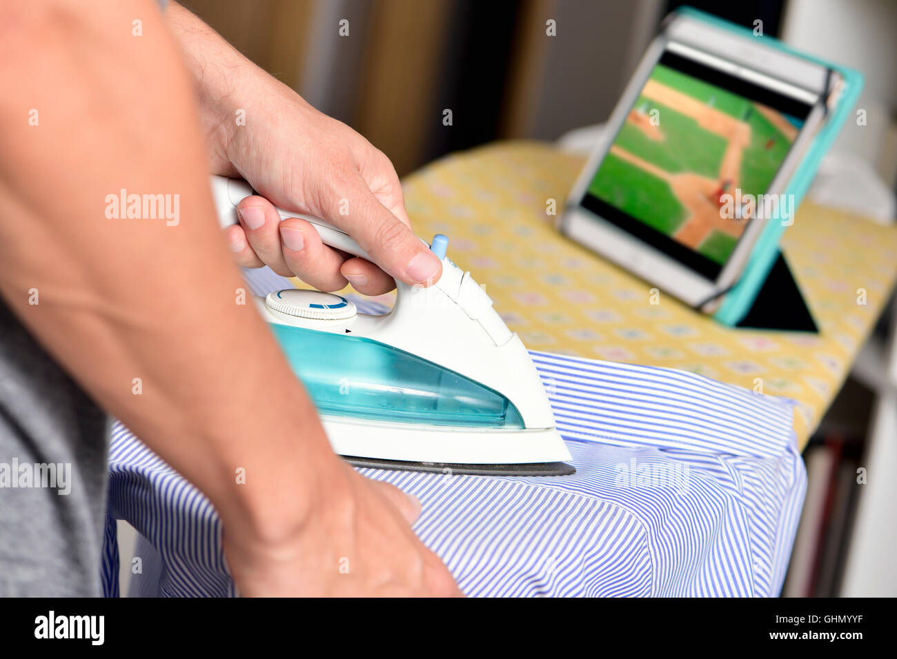 Ironing With A View High Resolution Stock Photography and Images Alamy