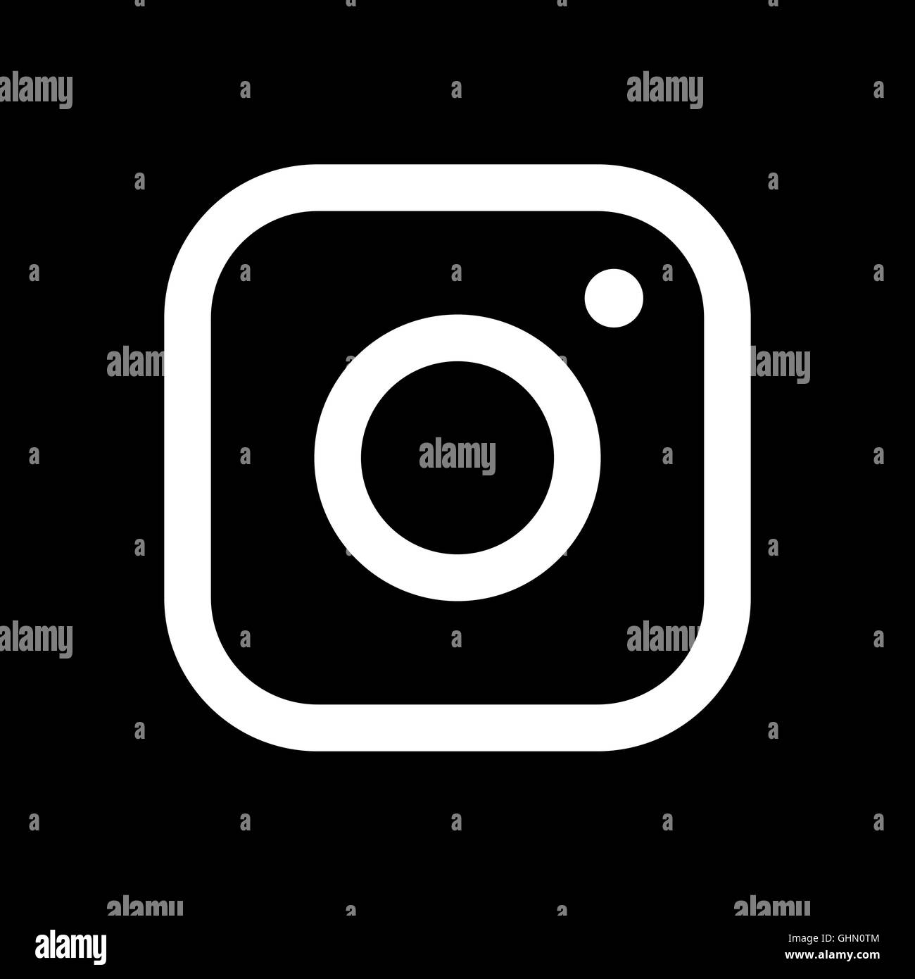 Logo White Camera Icon Black Background - bmp-spatula