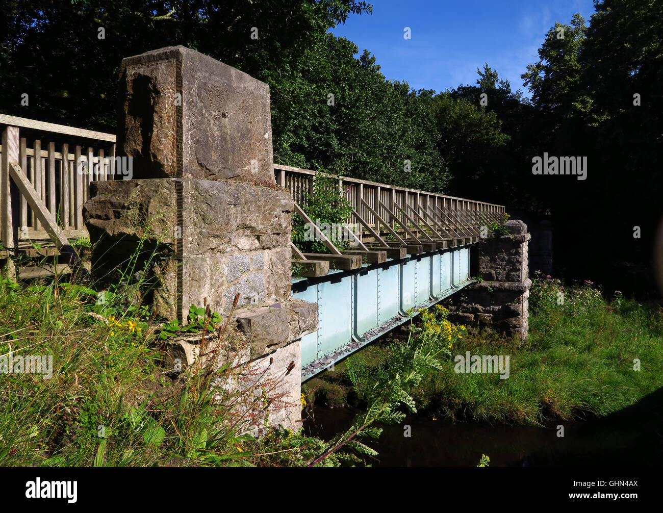 Cegin Viaduct, Bangor, Wales Stock Photo