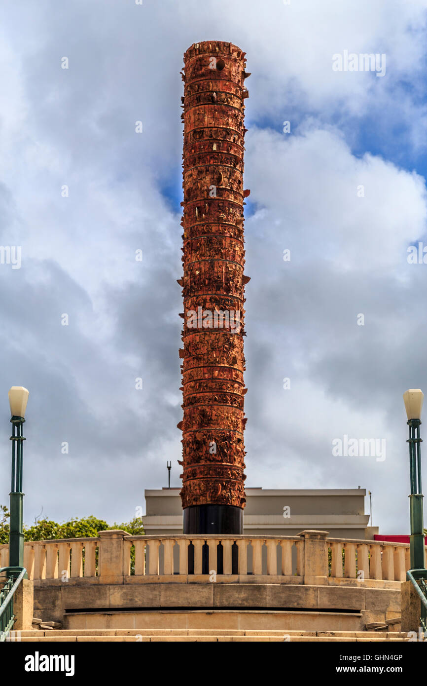 El Totem Monument in Old San Juan, Puerto Rico Stock Photo - Alamy