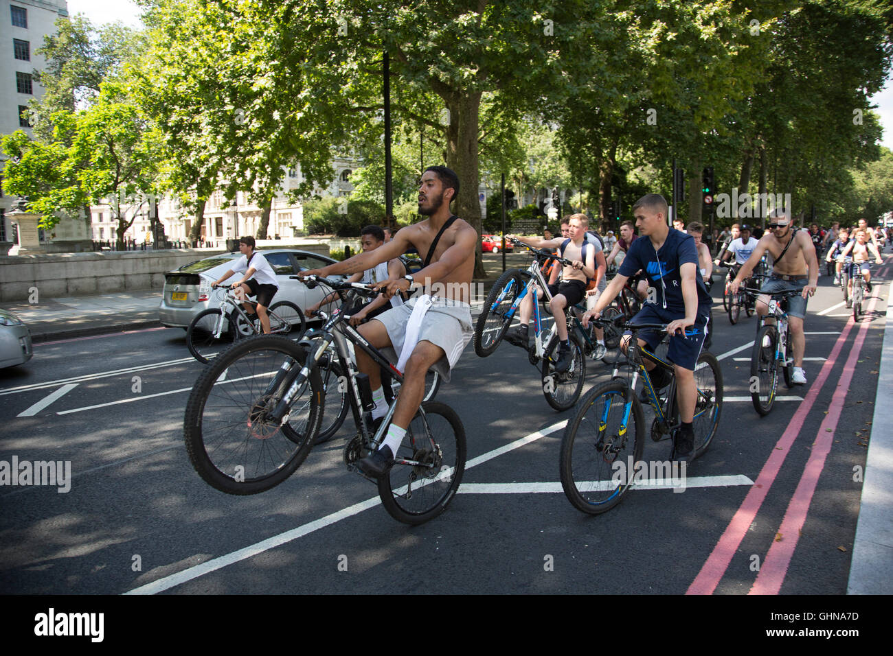Thousands Of Cyclists From Bike Life Block The Street And Wheelie Their Thousands Of Cyclists From Bike Life Block The Street And Wheelie Their