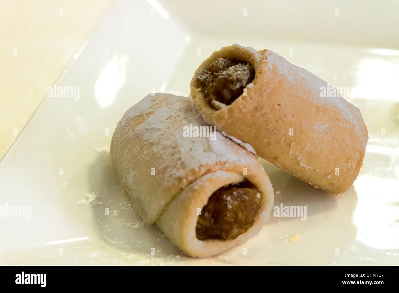 Turkish recipe: mini apple pie, cookies Stock Photo