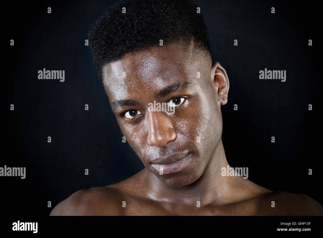 Athlete sweating face hi-res stock photography and images - Alamy