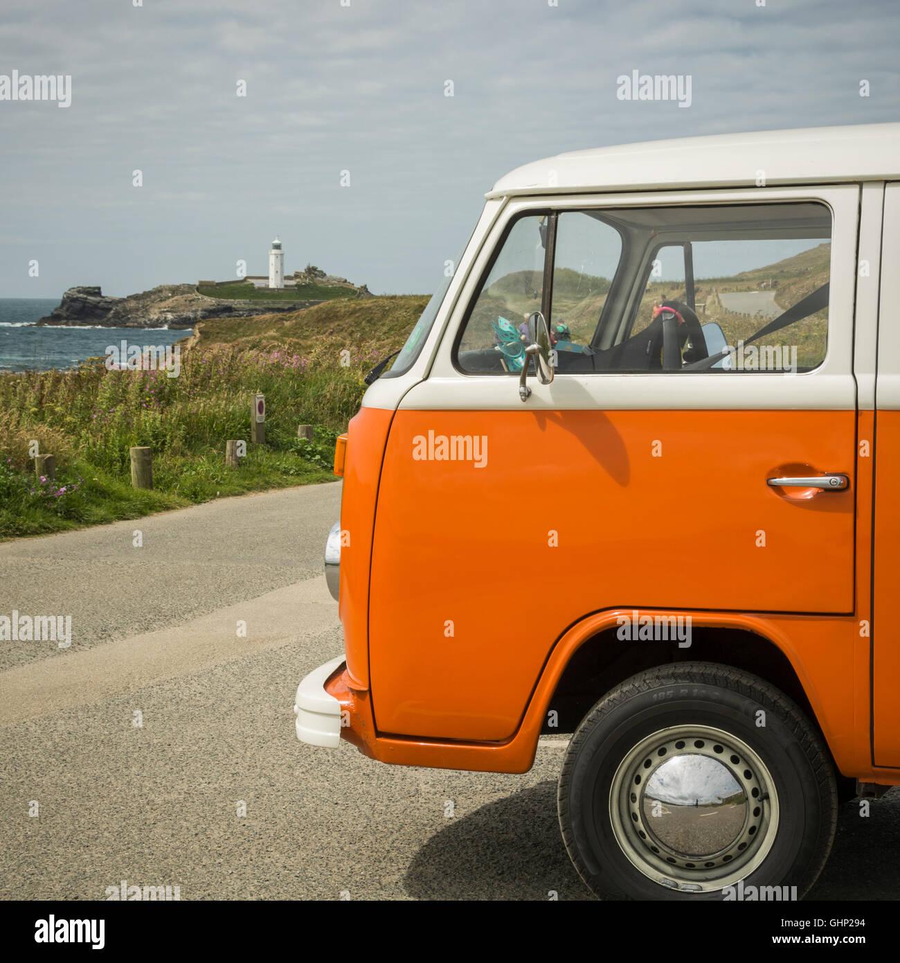 Campervan beach hi-res stock photography and images - Alamy