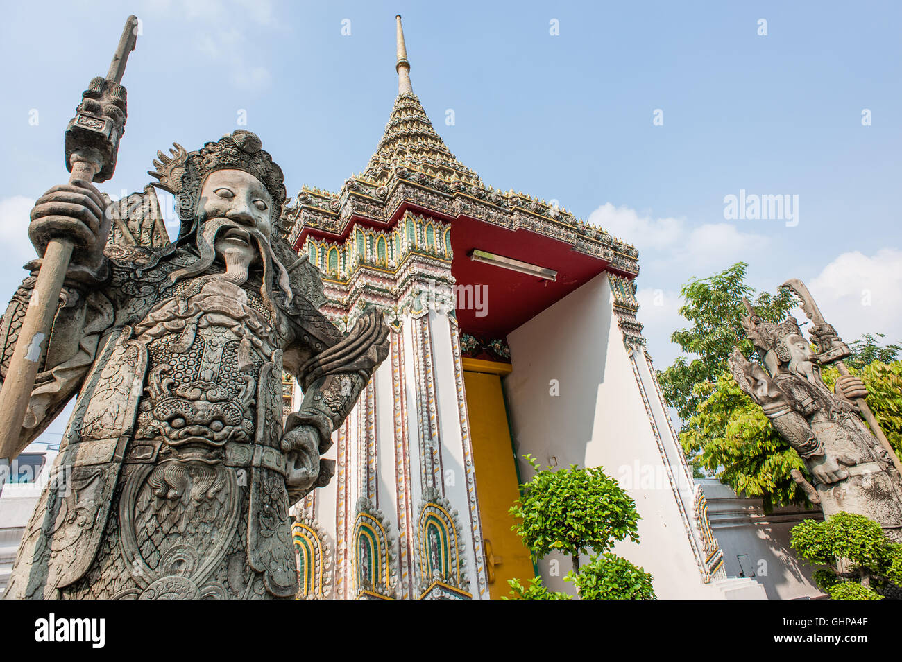 Thailand's Royal Palace Gate Stock Photo