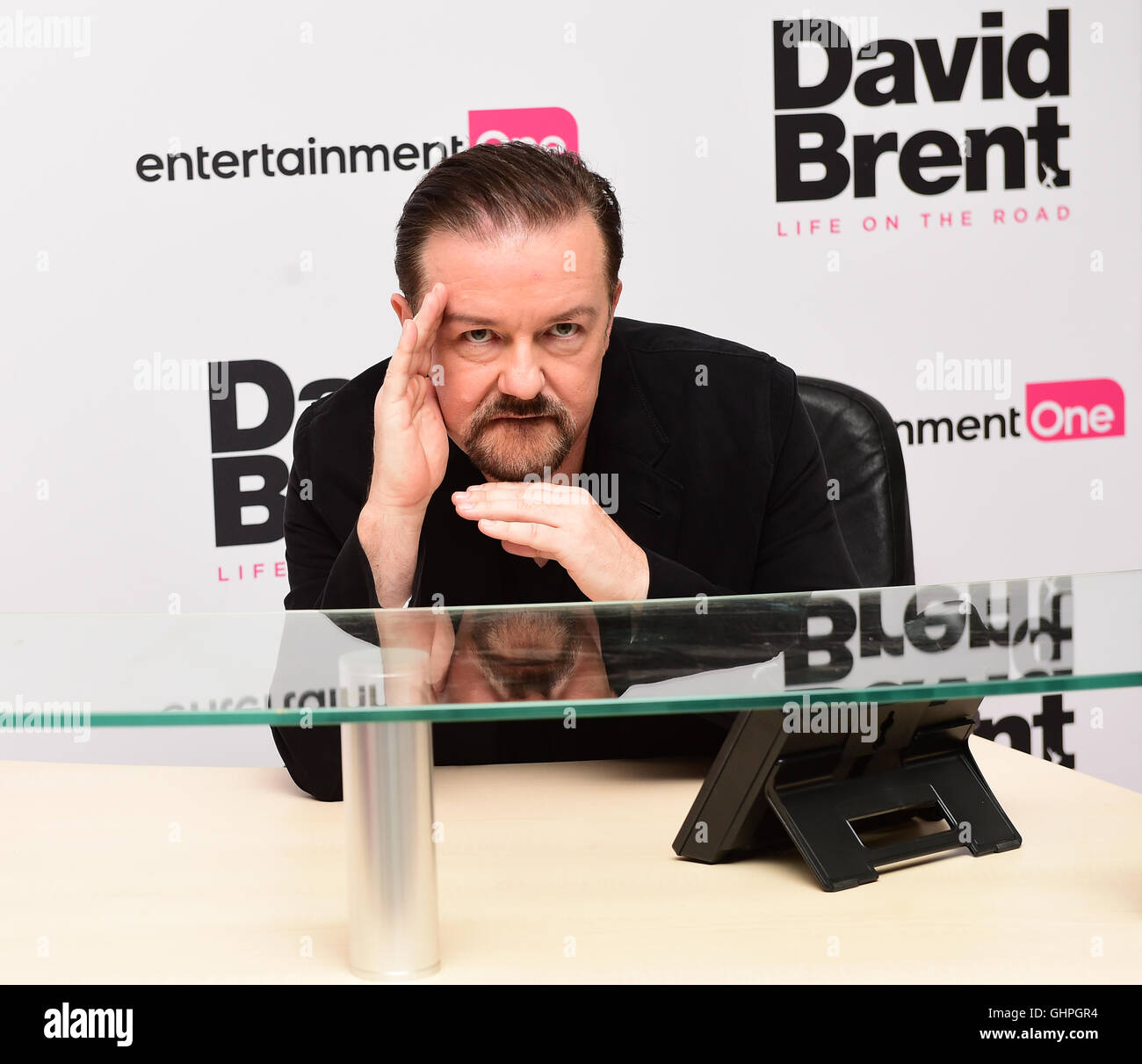 Ricky Gervais attending the world premiere of David Brent: Life On The