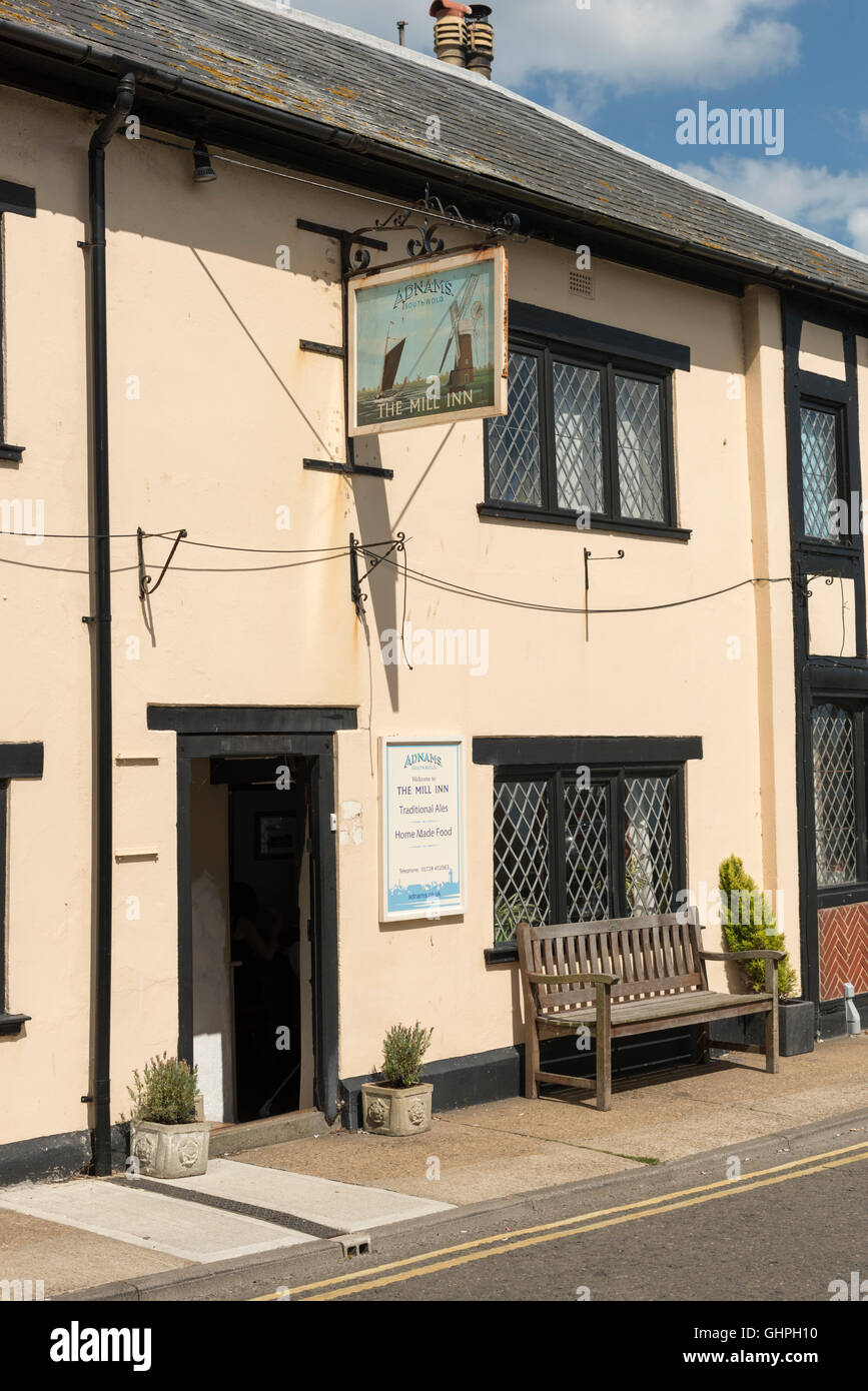 The Mill Inn pub Aldeburgh Suffolk UK Stock Photo