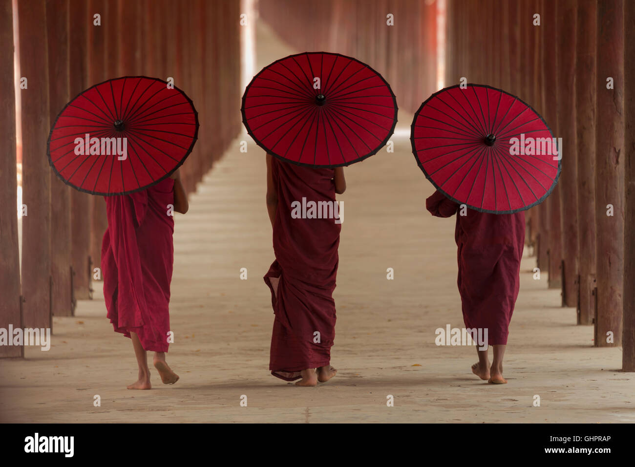Asian,Life of a Buddhist monk in Burma Stock Photo Alamy