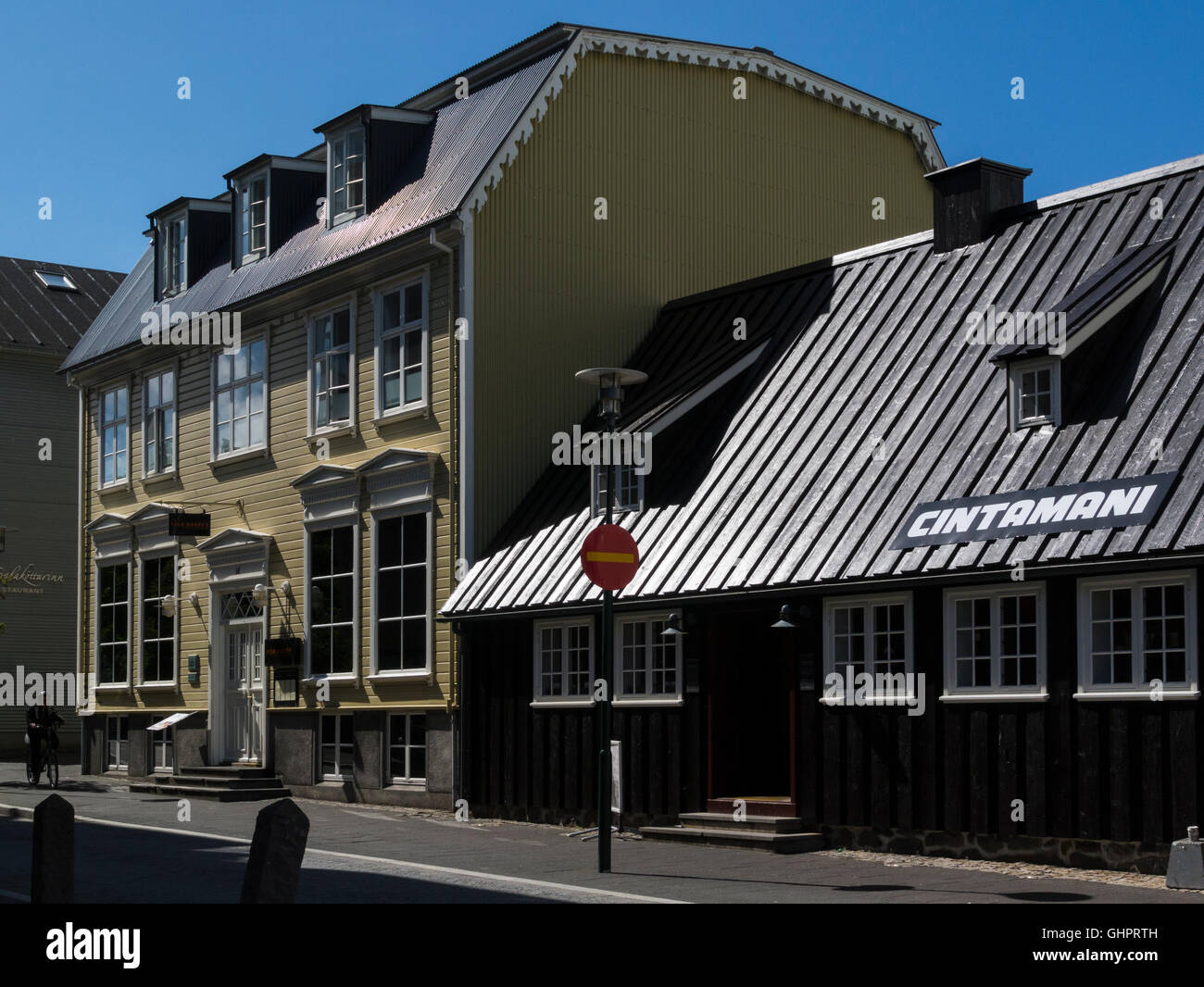 Famous Fish Market restaurant in old building on Aðalstræti Reykjavik