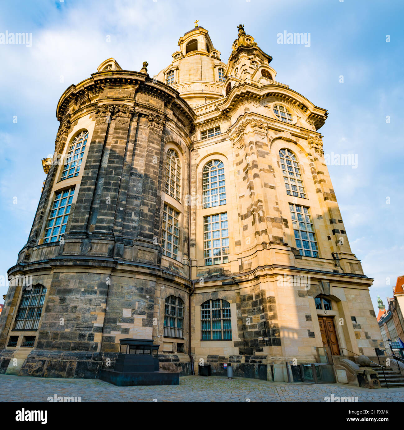 Frauenkirche in the morning, Dresden, Germany Stock Photo