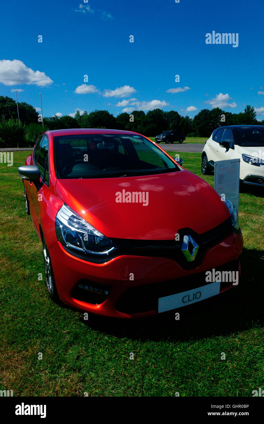 RENAULT CLIO.  NINE MODELS.  EXPRESSION, PLAY, DYNAMIQUE NAV, DYNAMIQUE S NAV, GT-LINE NAV, ICONIC 25 NAV, SPORTS NAV, SPORTS Stock Photo