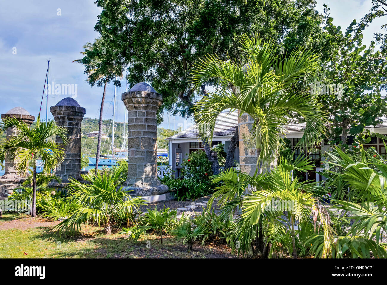 Boat House and Sail Loft Pillars Nelson's Dockyard, English Harbour
